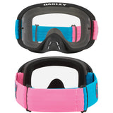 Oakley O Frame 2.0 Pro 2 Stroke Blue Pink Goggle Clear Lens