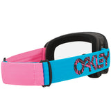 Oakley O Frame 2.0 Pro 2 Stroke Blue Pink Goggle Clear Lens