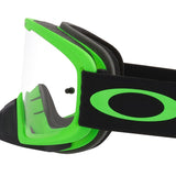 Oakley O Frame 2.0 Pro Neon Green Goggle Clear Lens