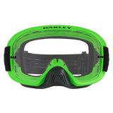 Oakley O Frame 2.0 Pro Neon Green Goggle Clear Lens