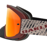 Oakley O Frame 2.0 Pro Sand Ruts Goggle Fire Iridium Lens