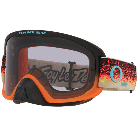 Oakley O Frame 2.0 Pro TLD Black Orange Goggle Light Grey Lens