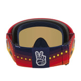 Oakley O Frame 2.0 Pro TLD Red Orange Goggle Black Ice Iridium Lens