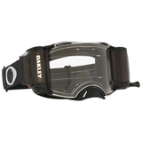 Oakley Airbrake Roll Off Goggles Tuff Blocks Black Gunmetal Clear Lens