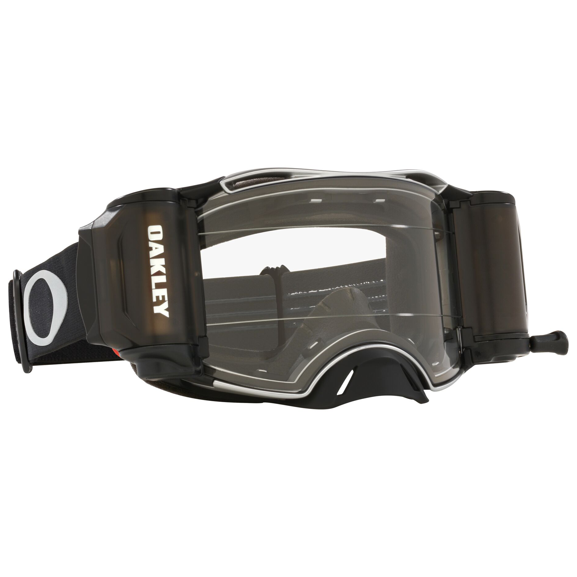 Oakley Airbrake Roll Off Goggles Tuff Blocks Black Gunmetal