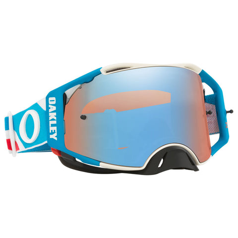 Oakley Airbrake Chase Sexton Goggle Red White Blue Prizm Sapphire lens