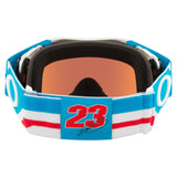 Oakley Airbrake Chase Sexton Goggle Red White Blue Prizm Sapphire lens
