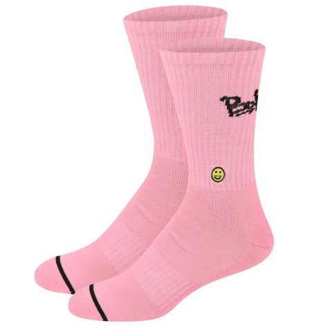 Kecks Crew Sock Pink Stuss