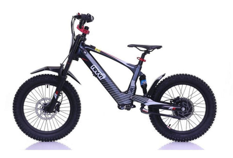 REVVI 18" ELECTRIC KIDS BIKE - BLACK