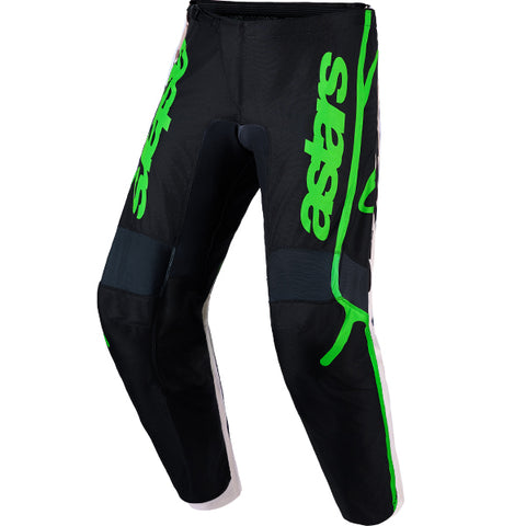 Alpinestars Fluid Apex V2 Pant Black Green Fluo