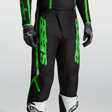 Alpinestars Fluid Apex V2 Pant Black Green Fluo