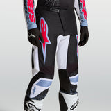 Alpinestars Fluid Drag Pant Black White Light Blue Red Fluo