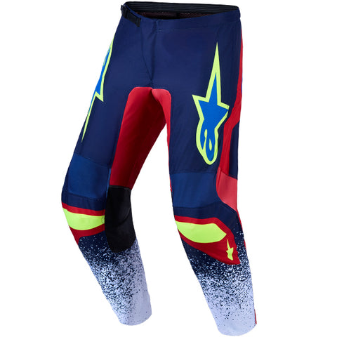 Alpinestars Fluid Drag Pant Blue Navy Fire Red White