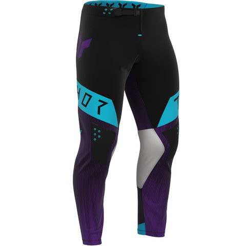 Thor Sportmode Vanish Pants Black Purple