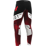 Thor Sportmode Vanish Pants Black Red