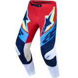 Alpinestars Supertech Dyna Pant Fire Red White Navy Blue
