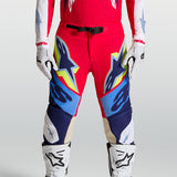 Alpinestars Supertech Dyna Pant Fire Red White Navy Blue