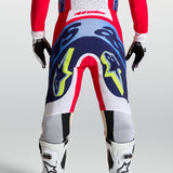 Alpinestars Supertech Dyna Pant Fire Red White Navy Blue