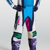 Alpinestars Techstar Maven Pant White Blithe Blue Green Fluo