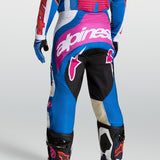 Alpinestars Techstar Maven Pant White Hot Coral Blithe Blue