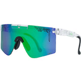Pit Viper Originals 2.0 Clear HDPV Polarized Blue Green Sunglasses