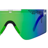 Pit Viper Originals 2.0 Clear HDPV Polarized Blue Green Sunglasses