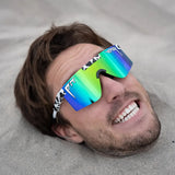 Pit Viper Originals 2.0 Cowabunga HDPV Polarized Blue Green Sunglasses