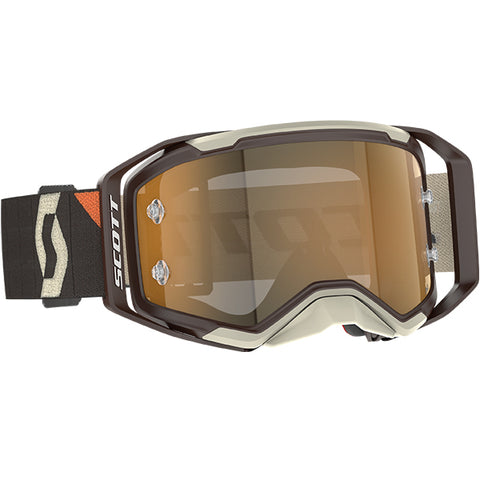 Scott Prospect 2.0 Goggles - AMP Chrome Deep Brown Beige Gold Chrome