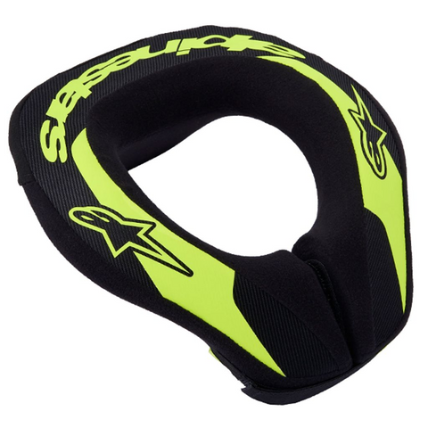 Alpinestars Sequence Youth Yellow Flou Black Neck Collar