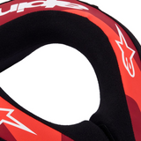 Alpinestars Sequence Youth Red Fluo Metallic Red White Neck Collar