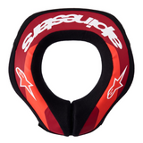 Alpinestars Sequence Youth Red Fluo Metallic Red White Neck Collar