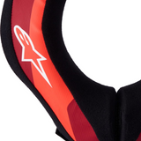 Alpinestars Sequence Youth Red Fluo Metallic Red White Neck Collar