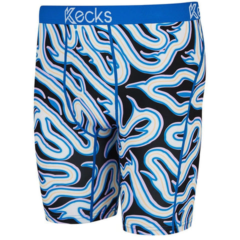 Kecks Mens Printed Boxer Shorts Riptide