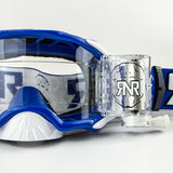 Rip N Roll RNR Platinum 48mm Motocross Goggles - Blue