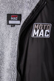 Moto-Mac Kids Robe Coat - Grey Black