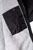 Moto-Mac Kids Robe Coat - Grey Black