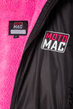 Moto-Mac Kids Robe Coat - Pink Black