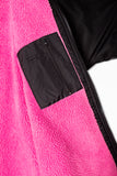 Moto-Mac Kids Robe Coat - Pink Black