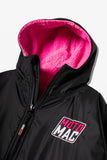 Moto-Mac Robe Coat - Pink Black