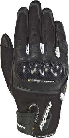Ixon RS Rise Air Motorcycle Glove Black White