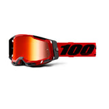 100% Racecraft 2 Goggle Red - Red Mirror Lens
