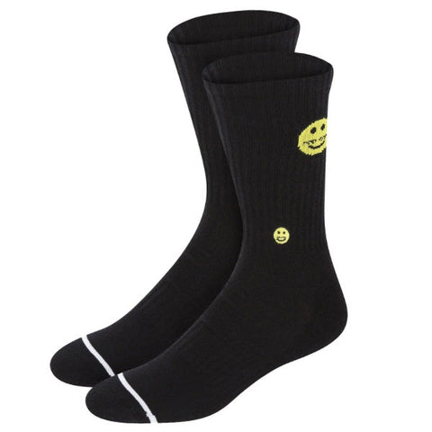 Kecks Crew Sock Smile Black