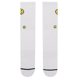 Kecks Crew Sock Smile White