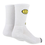 Kecks Crew Sock Smile White