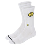 Kecks Crew Sock Smile White