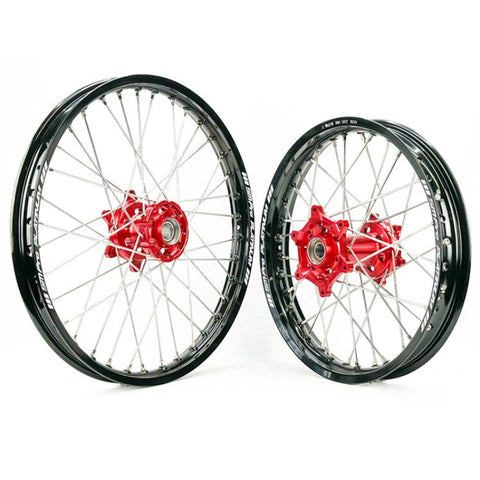 SM Pro Platinum Wheel Set - Beta - Red Hub Black Rim