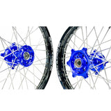 SM Pro Platinum Wheel Set - Sherco - Blue Hub Black Rim