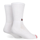Kecks Crew Sock Solid White