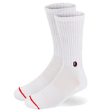Kecks Crew Sock Solid White