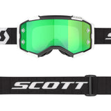 Scott Fury Goggles - Black White Green Chrome